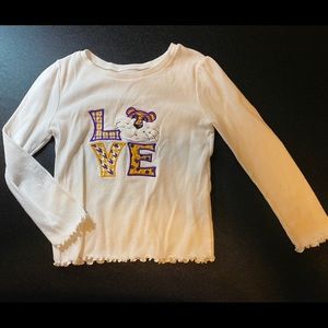 Garanimals 3T long sleeve shirt w/ purple & yellow